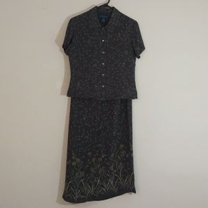 Charter Club 2 piece skirt set